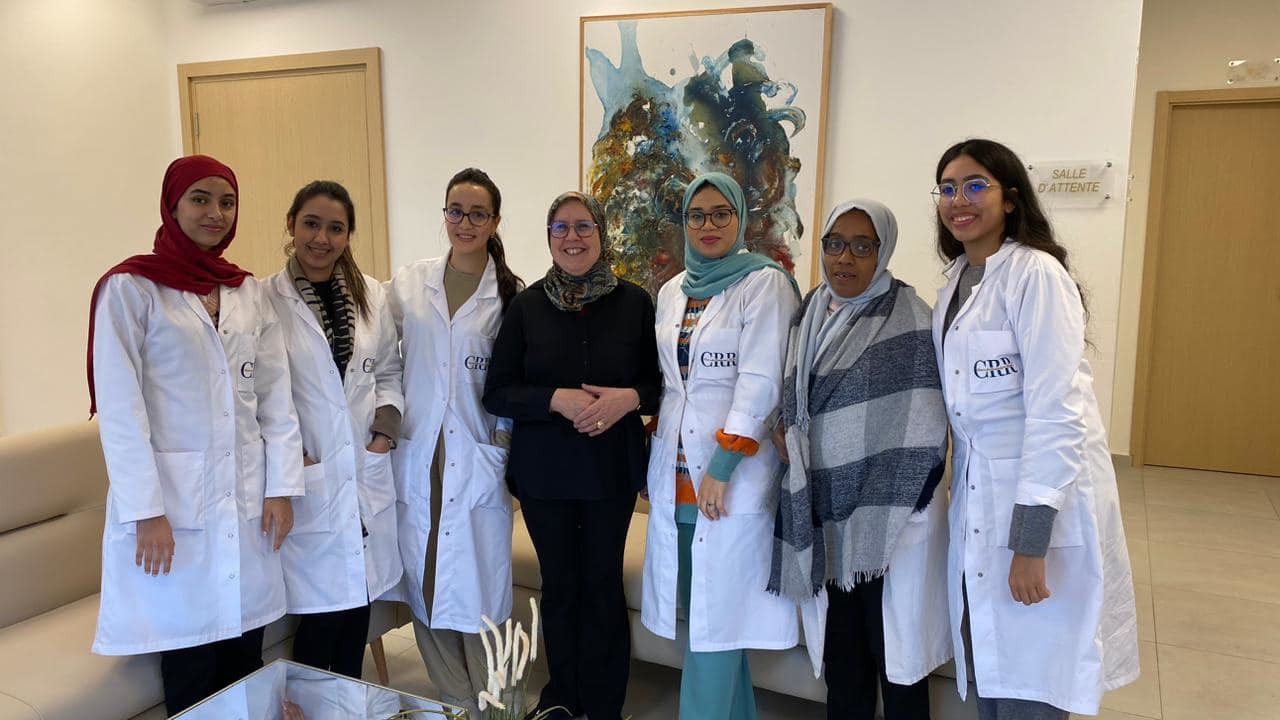 Équipe du Centre de Radiologie Ryad, Dr. Mounia Chellaoui au centre